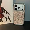 Korean Hyunya floral suitable for Apple 16/17Promax mobile phone case IP15pro Epoxy water condensation 14plus set