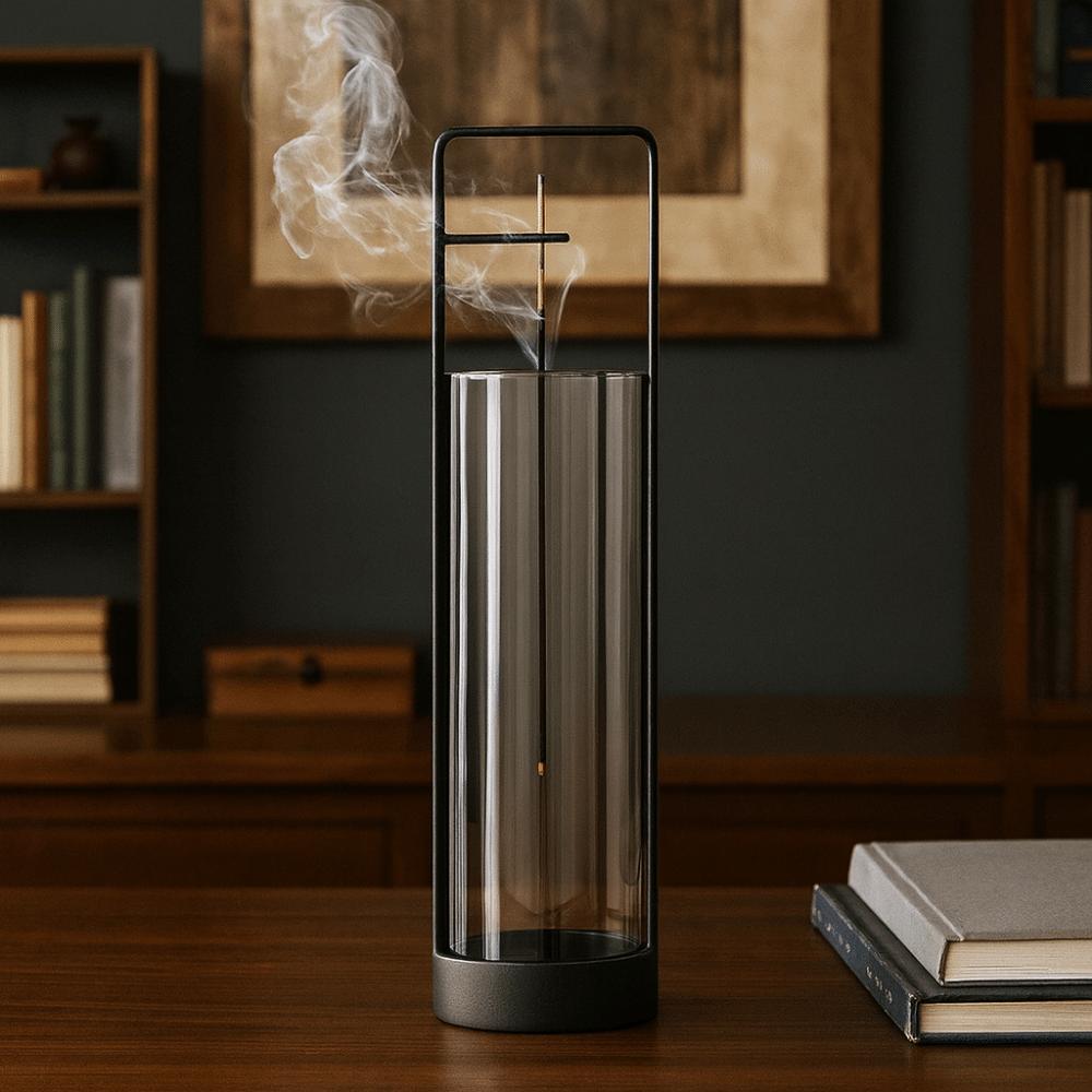 Detachable Upside-down Incense Burner Stand with Glass Incense Stick Holder  Yoga Meditation