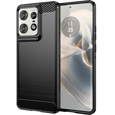 Case for Motorola Edge 50 Pro, Carbon, Black