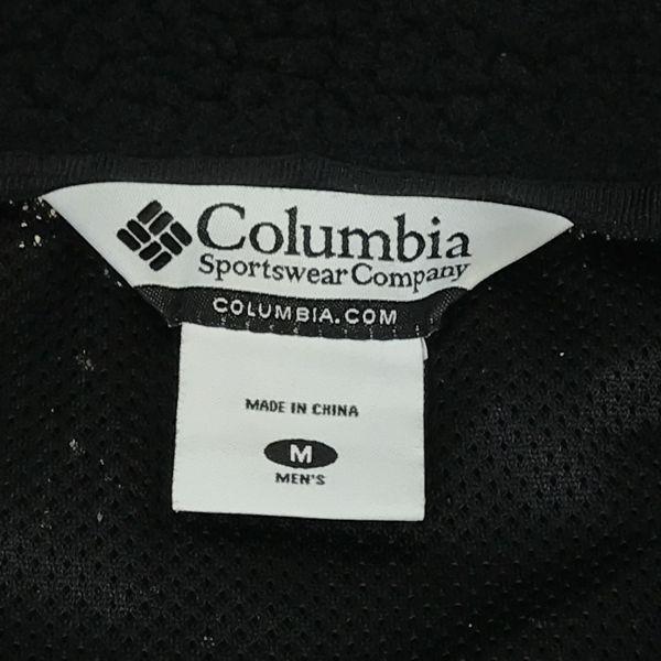 Columbia Archer Ridge II Boa Fleece Jacket Men M Black PM3487(USED)