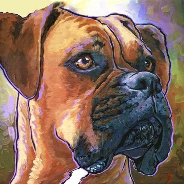 Diamond Painting Full Round Dog 5D DIY Diamond Embroidery Mosaic Animals Rhinestone Pictures Handmade Gift Home Decor