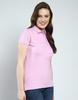 MONTE CARLO Womens Solid Collar Neck T-Shirt