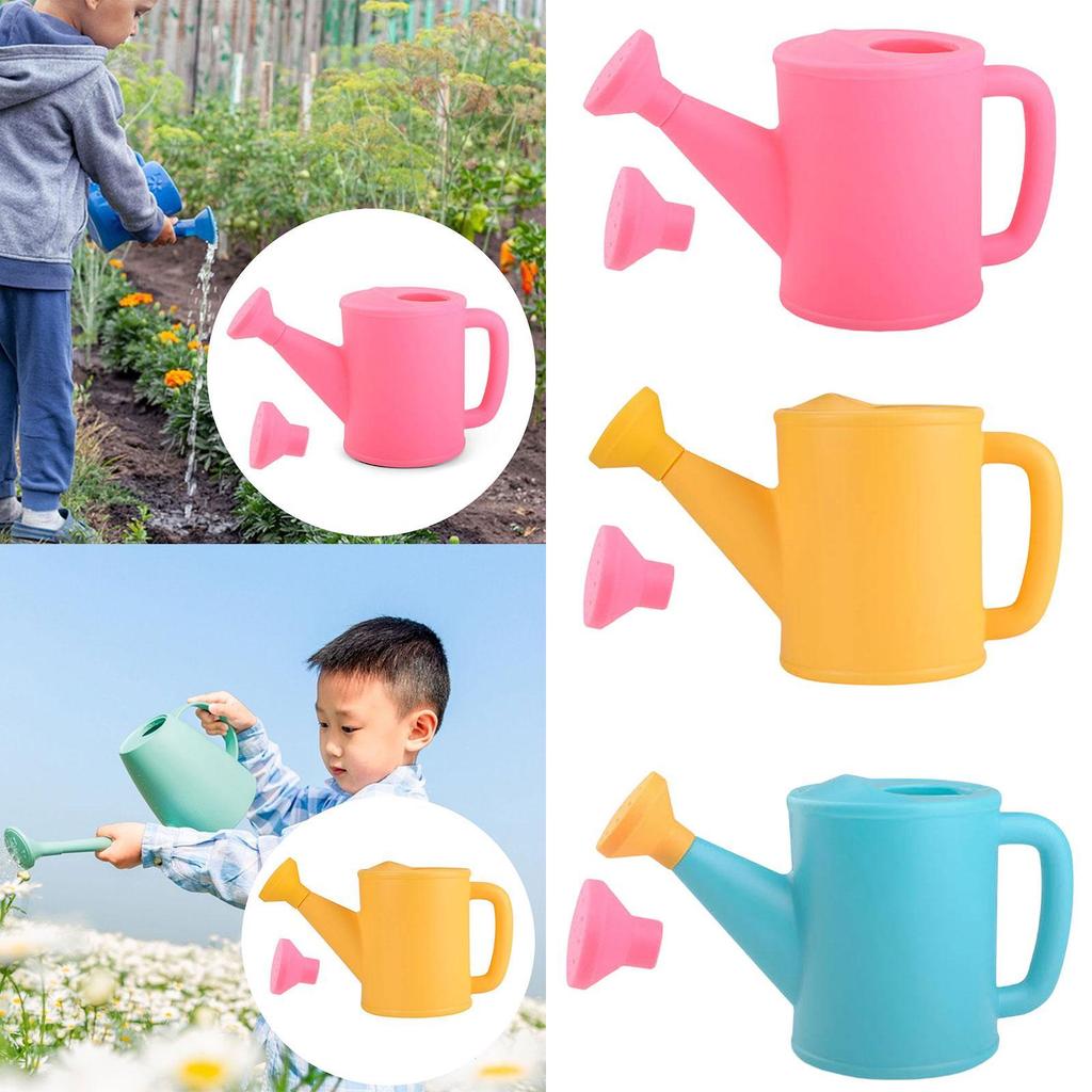 Small Watering Can with Sprinkler Head Sprinkling Kettle for Lawn Kids Farm