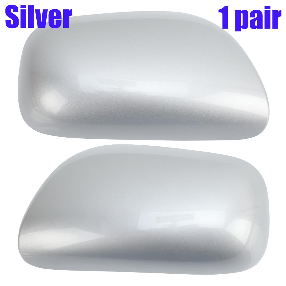 Rückspiegelabdeckung Kappe Für Toyota Yaris 2007 2008 2009 2010 2011 Silber Türflügel Seitenspiegel Abdeckung Kappe Autozubehör