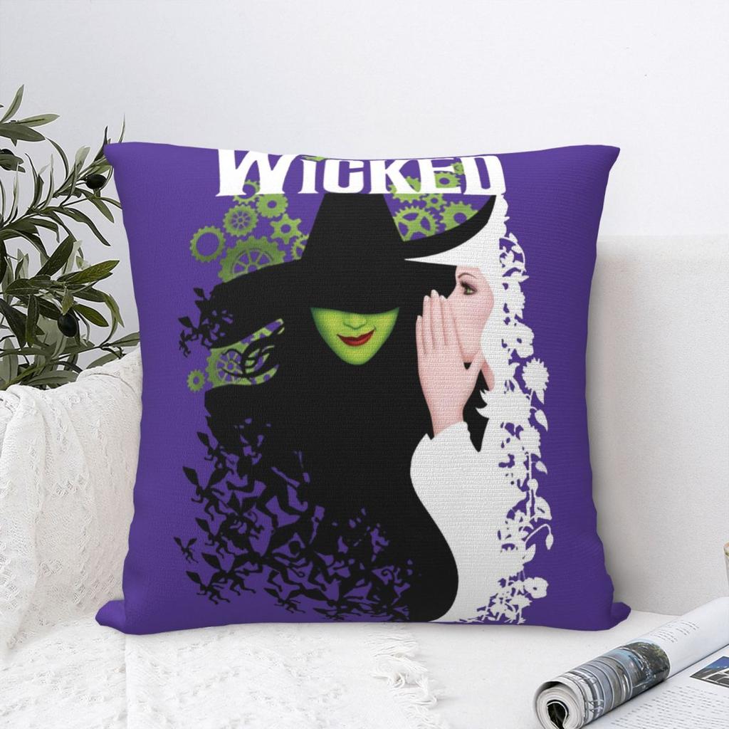 Wicked Musical Pillow Case Retro Trendy Pillow Cover Polyester Design Cushion Cover Pillowcases For Sofa Car Home Decor