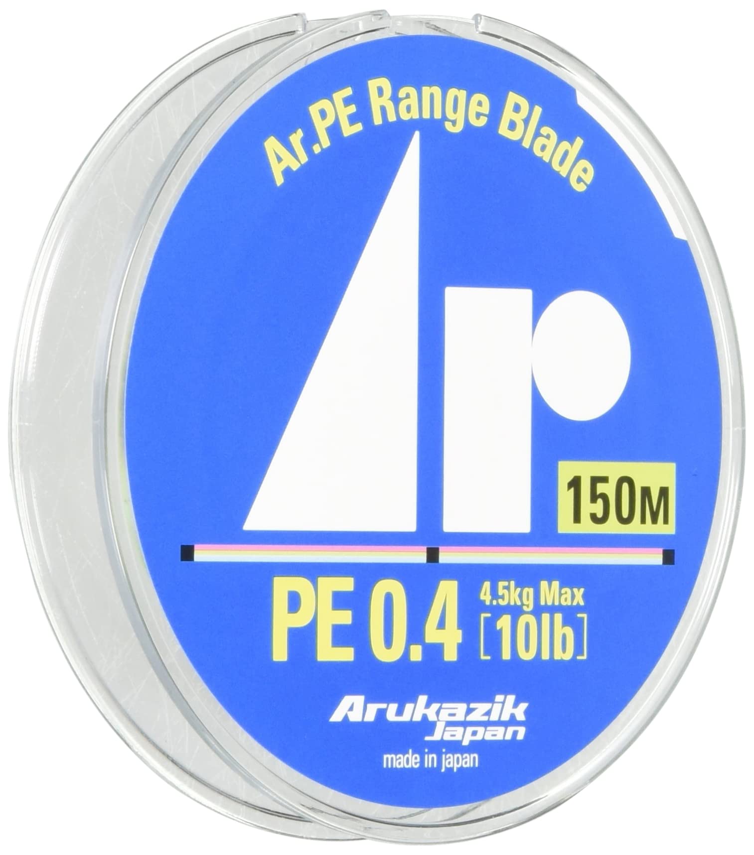 

Arukazik Japan PE Line, Ar.PE Range Braid, 150м, 0.4 №, 4.5кг, 3-цветная маркировка, Код товара 28706 [Б/У]