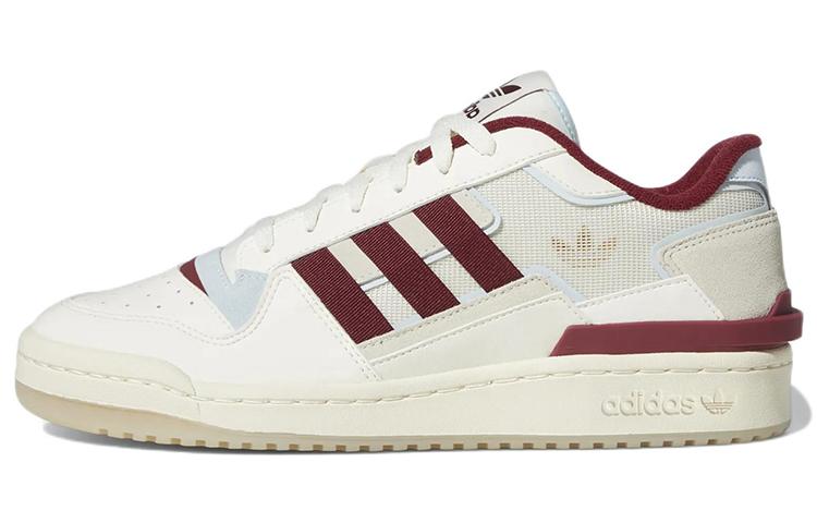 Forum Adidas Originals Exhibit Low  Off White Burgundy  GW4358 42