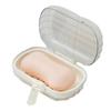 Travel Soap Box Leakproof Zipper Soap Holder Travel Case Double-Layer With Leakproof Lid Loofah Storage Dish Leakproof Zipper