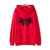 Gothic Style Hooded Sweatshirt For Women With Print Graphic Streetwear Winter Fashion