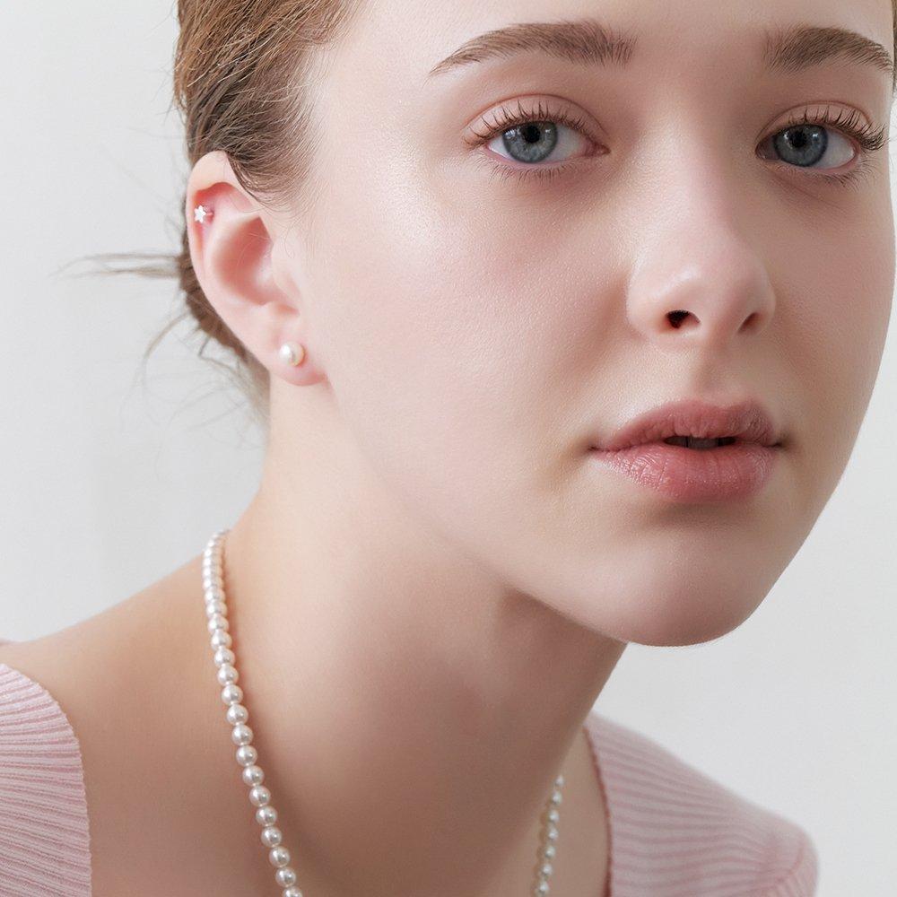 Silver925 Mini Twin Star Piercing (1 pc)