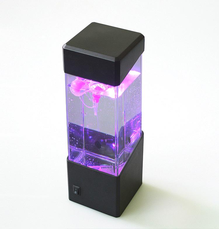 Flashing Jellyfish Volcano Lamp - Creative Night Light Aquarium Healing Gift
