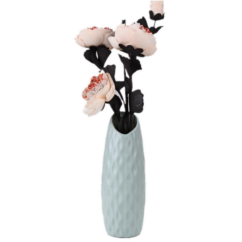 Buy Modern Flower Vase White Pink Green Plastic Vase Flower Pot Home