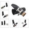 ABS Clarinet Mouthpiece Tube Head + Reed+ Cap Metal Ligature Professional Instrument Set