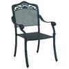 Chaises de jardin vidaXL 2 pièces en aluminium vert 42002381