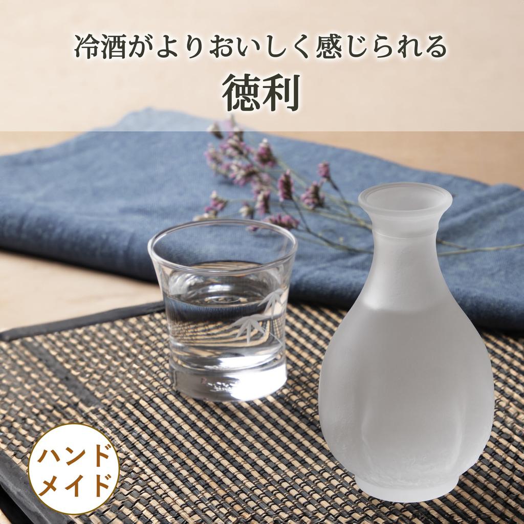 Toyo Sasaki Glass Sake Bottles, 175ml, Set of 6, Made in Japan, 61062-600