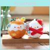 Adorable Yellow Chick Plush Toy Soft Keychain Stuffed Animal Figure Cute Bag Charm