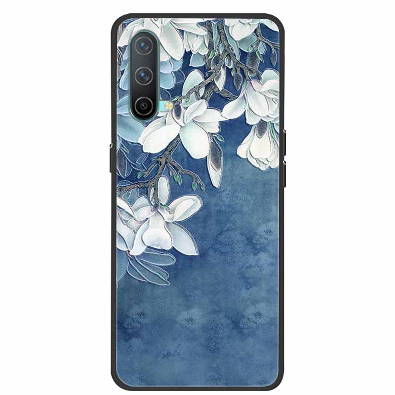 3D Phone Case For OnePlus Nord CE5 CE CE2 CE3 CE4 Relief Emboss Flower Cover for OnePlus Nord CE 2 3 4 5 Silicone Soft Protector