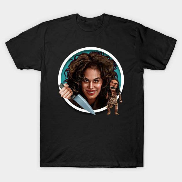 

Men Black Print T-shirt Trilogy Of Terror No-Cut Transfer Paper Print Cotton Tshirt - Men s Summer Cotton Graphic Tee S разноцветный
