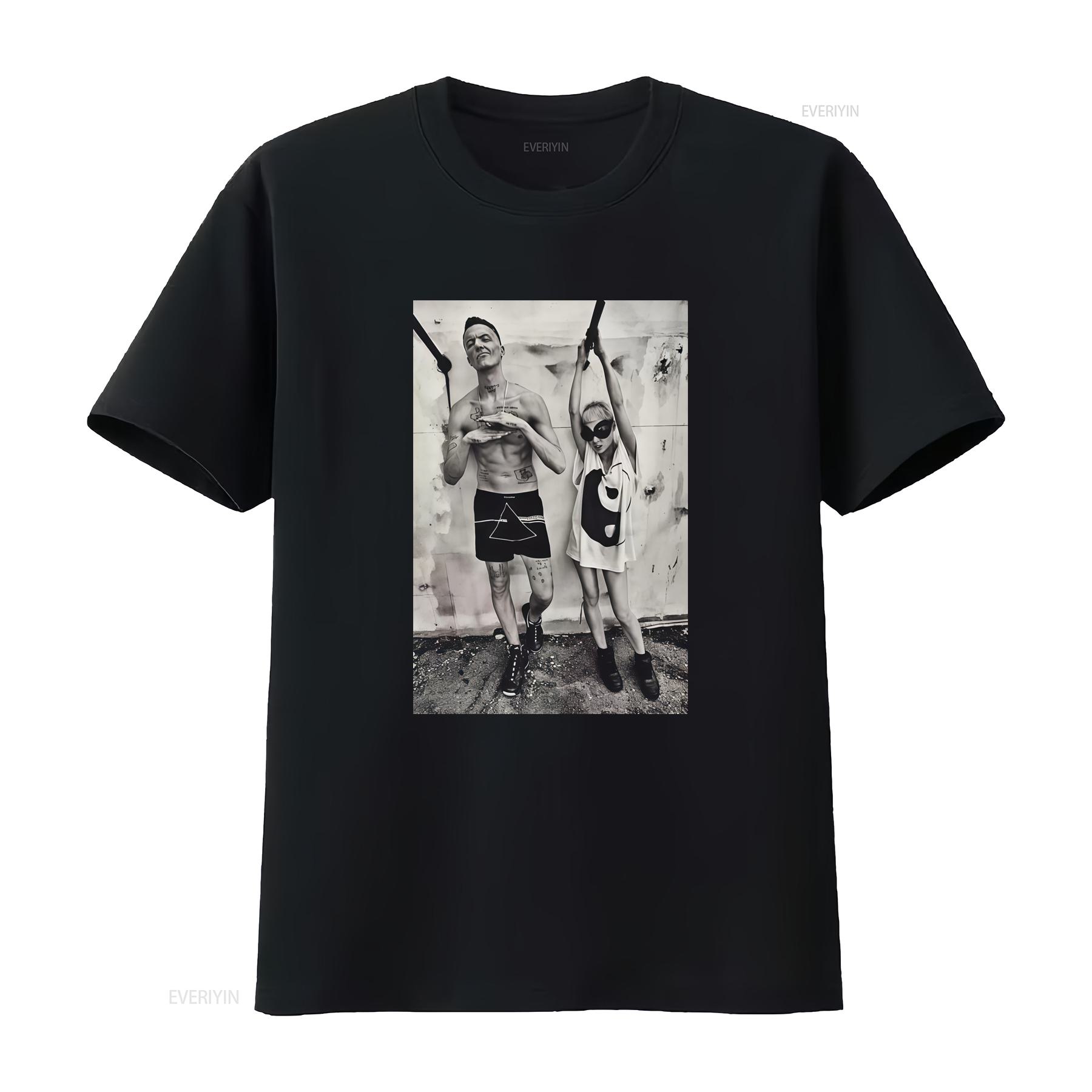 

Die Antwoord Yolandi Visser Rap Rave Zef Aphex Music Print T Shirt Streetwear P955 vintage Washed Stretched Stylish Slightly 4XL