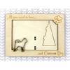 Canaan Dog - Photo frame, engraved wooden frame, a lovely gadget for the dog lover by Art-Dog