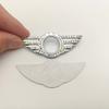 1 Stück Set mit Diamanten Metall Auto Türverriegelungsstift Flügel Emblem Abzeichen Aufkleber Abdeckung für Mini Cooper S F54 F55 F56 F60 R55 usw.