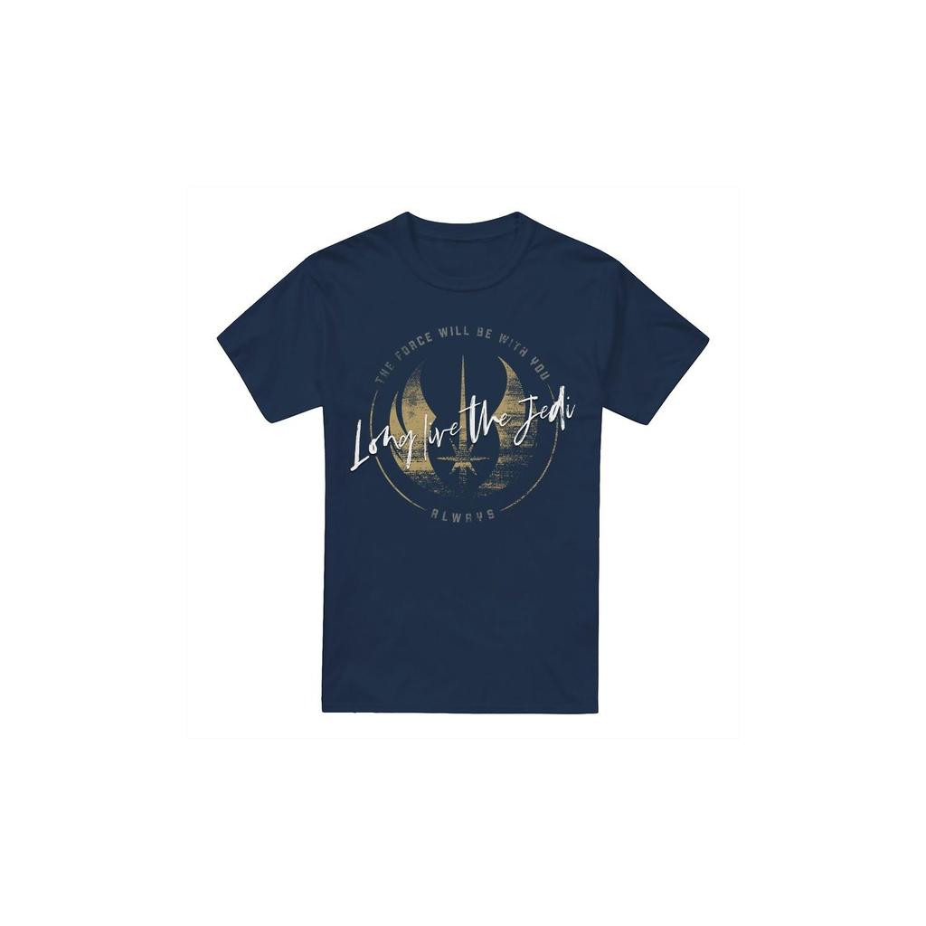 STAR WARS Mens Long Live The Jedi Obi Wan Kenobi T-Shirt