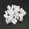 26/30PCS Wire Connector 220V Electrical Connection Strips 2 Pin Quick Splice Wire Terminal Connect 5050 2835 5730 5054 LED Strip
