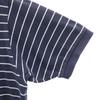 Lacoste Made In Japan Border Pattern Short Sleeve Polo Shirt 4 Navy Fawn Men's Used