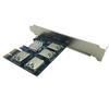 PCI Express Riser Card PCI-E 1 to 4 PCIE USB 3.0 Slots Multiplier Adapter Card
