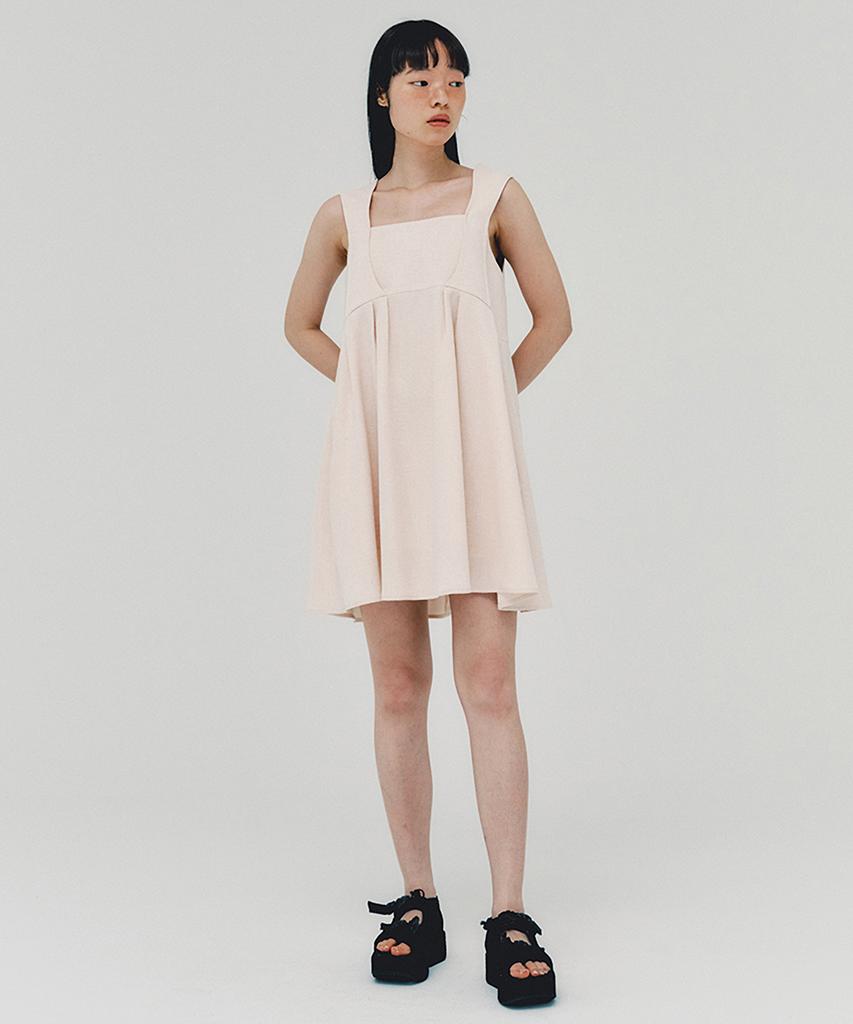 Awi Baby Doll Dress_Peach