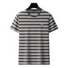 2024 Men's Casual Striped Crew Neck Pullover T-Shirt - Summer Short Sleeve