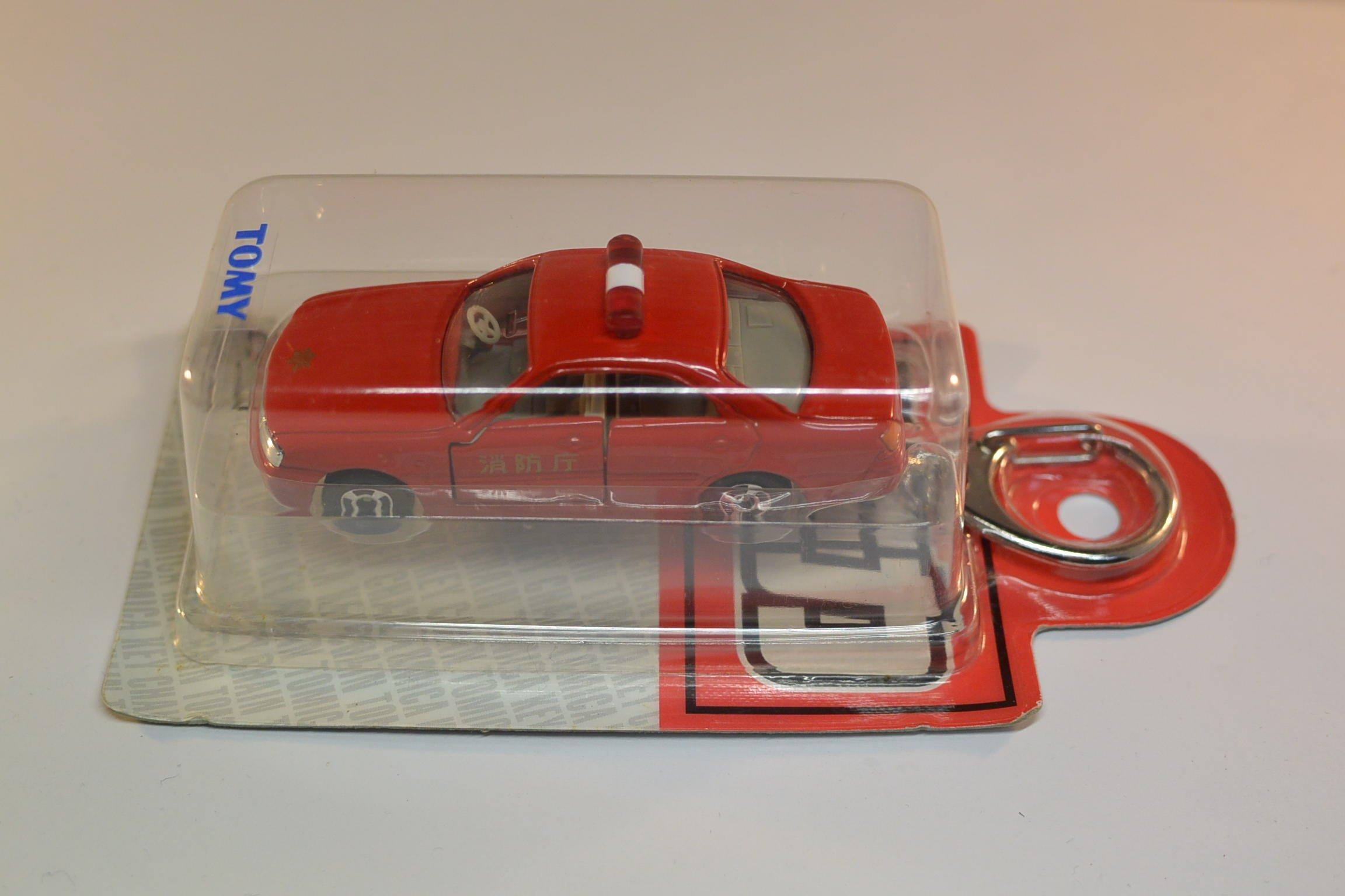 

Tomica Key Chain Tomica G3 Nissan Cedric Fire Chief Car
