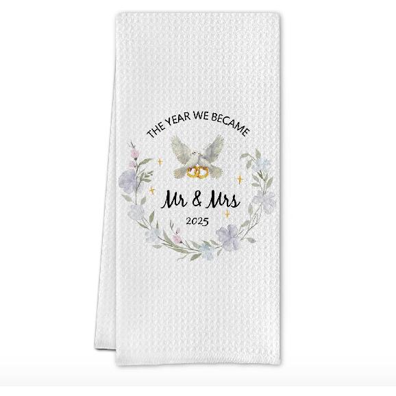 Marriage Prayer Wedding Bridal Shower Towel,Wedding for Couples 2025,Engagement Gifts for Newly Engaged Couples Newly Engaged Newlyeds,16X24 Inch Option 3