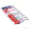 Luminous Simulated Wood Shrimp Lure Bait10Only10CM9.1GSquid Needle Sea Fishing Lure Box Set