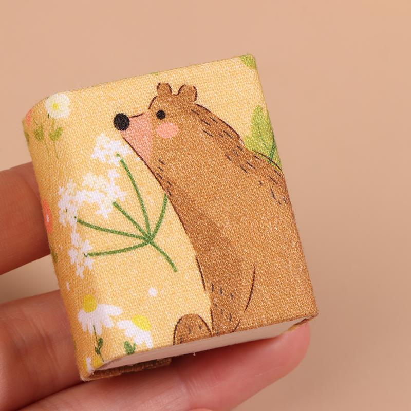 Mini Tragbares Handgemachtes Stoff Mittelgrob Aquarellbuch Handbuch Notizblock Skizzenbücher Studenten Kunstbedarf