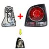 Car Accessories Taillight For Volkswagen VW Polo Hatchback 2006-2010 Auto Tail Light And Circuit Board Holder Lamp Without Bulbs