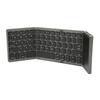 Foldable Keyboard B089T 3 Folded Touchpad Function 64 Keys Portable Type C Charging Magnetic Closure Computer Keyboard