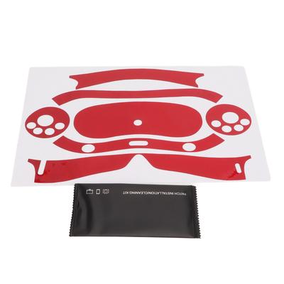VR-Brillen Skin-Aufkleber Professioneller Kratzfest Staubdicht PVC VR-Headset-Aufkleber für PICO 4 VR Aurora Rot