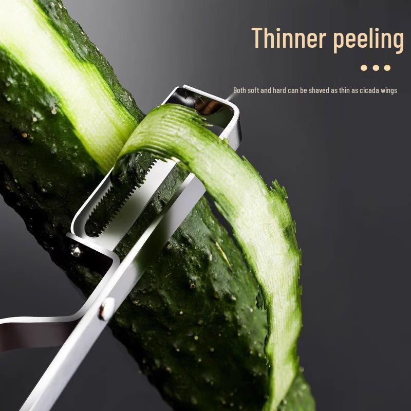 Stainless Steel Kitchen Peeler: Ideal for Fruits & Carrots