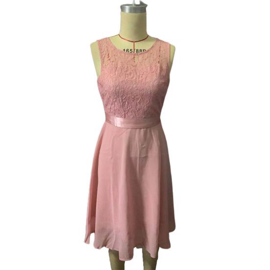 Formal Dress Hollow Out Lace Summer Crochet Large Hem Midi Dress for Wedding