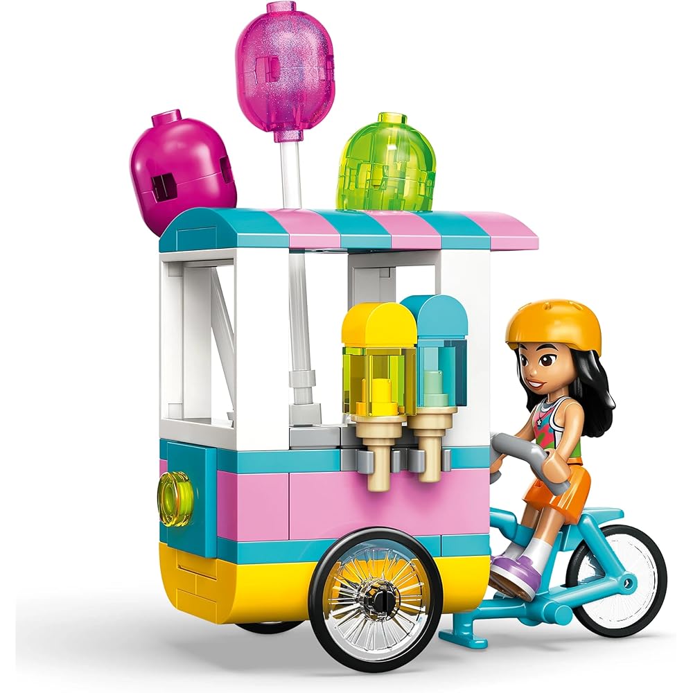 LEGO Friends Ice Cream and Balloon Shop Building Set Educational Toy for Kids Ages 6-9
