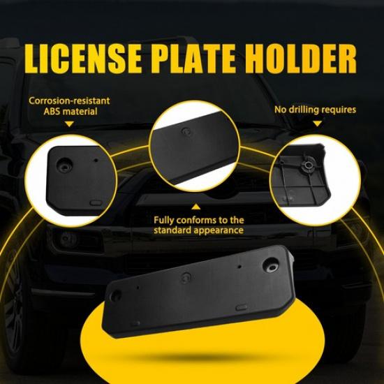 Front License Plate Tag Frame Bracket TO1068133 For 2014- Toyota 4Runner EXV