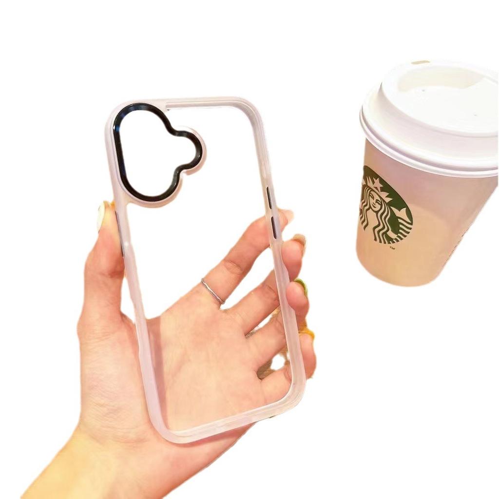Anwendbar auf iPhone15PRO Dunkelviolett Handyhülle Apple 16 Transparent Hartschale Goldener Schild Metall Linsenring
