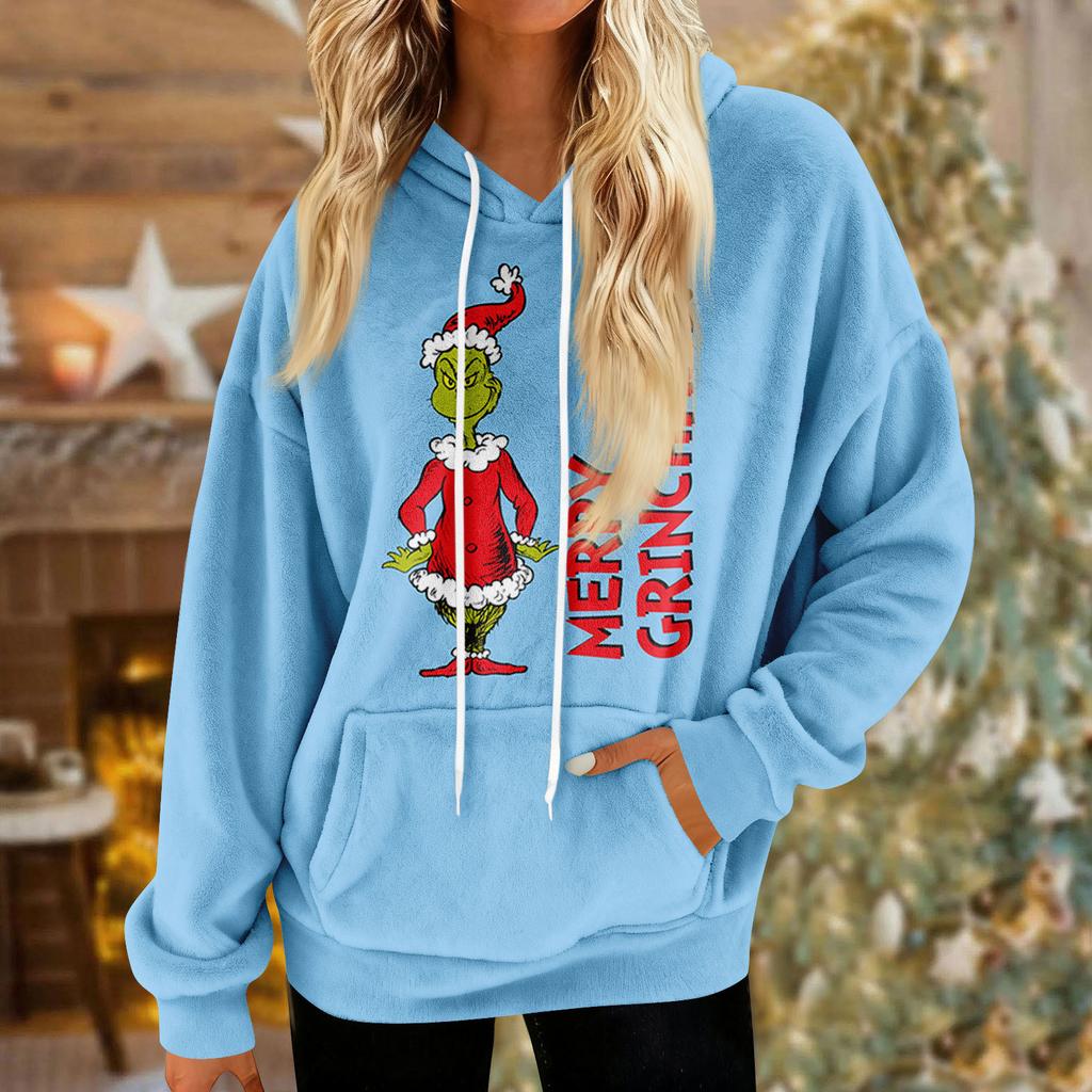 Hoodies For Women Oversized Winter Plush Cute Sweatshirts Pullover Trendy Fall Winter Clothes