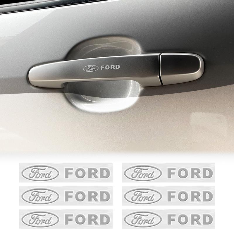 3D Metal Emblem Sticker Car Interior Decoration Decals Accessories For Ford Focus 3 4 MK3 Kuga Escape Mustang Fiesta Ranger Esco