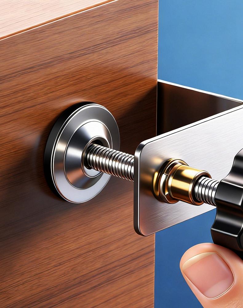 Universal Drawer Panel Installation Clamp Thickened Heavy Duty Drawer Fixing Clip Adjustable No Handle Drawer Fixing Bracket
