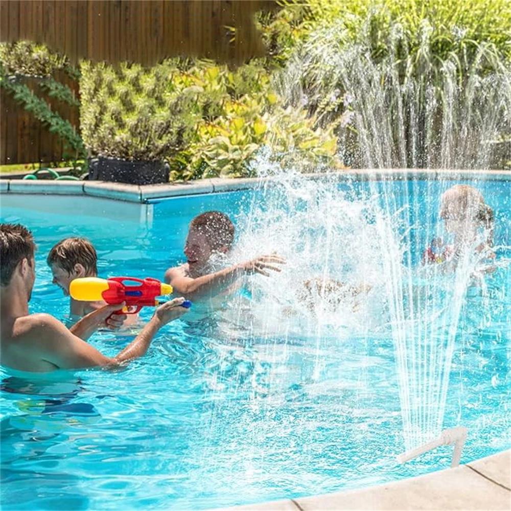 Swimming Pool Waterfall Fountain Kit PVC Feature Water Spay Pools Spa Decorations Easy Install Swimming Pool Accessories 1Set