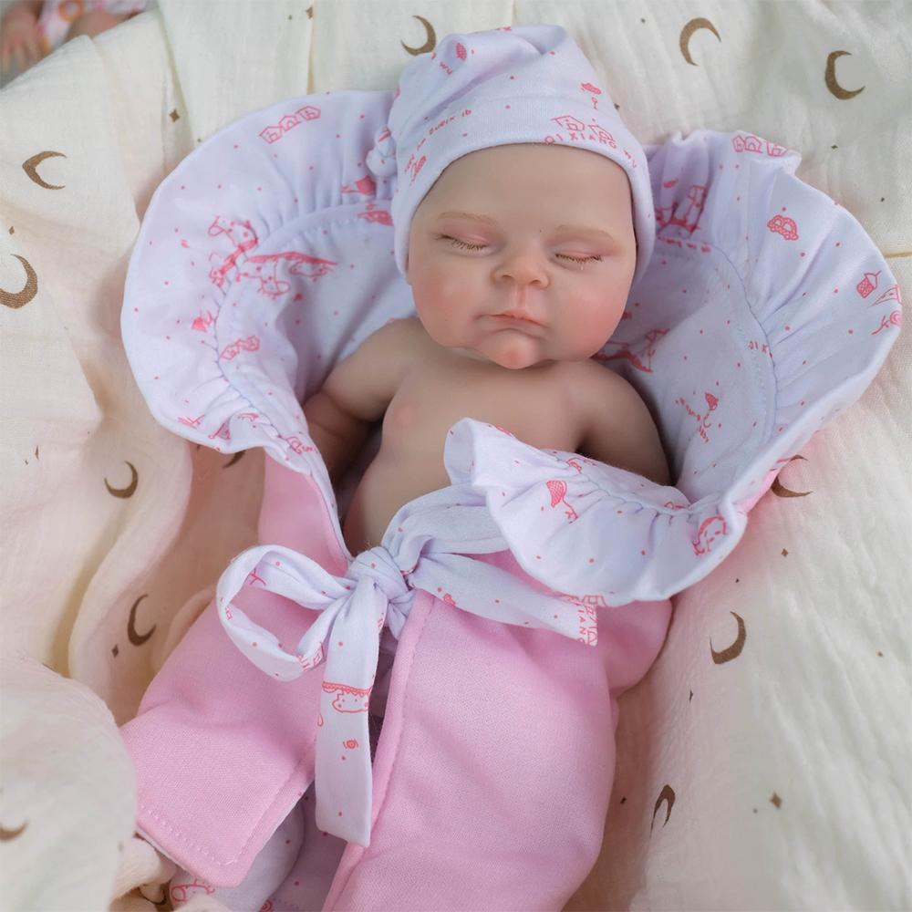 30СМ Силиконовая кукла Реборн Игрушка Сплошная и эластичная OtardDolls Реборн Мальчик и Девочка Ручная работа Полностью силиконовая Реалистичные куклы Реборн Игрушки