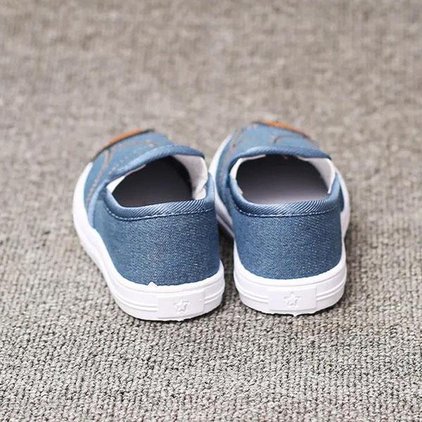 Dětské velké plátěné boty jarní a podzimní prodyšné boty pro miminka s měkkou podrážkou Chlapecké a dívky do školky Ležérní ploché boty