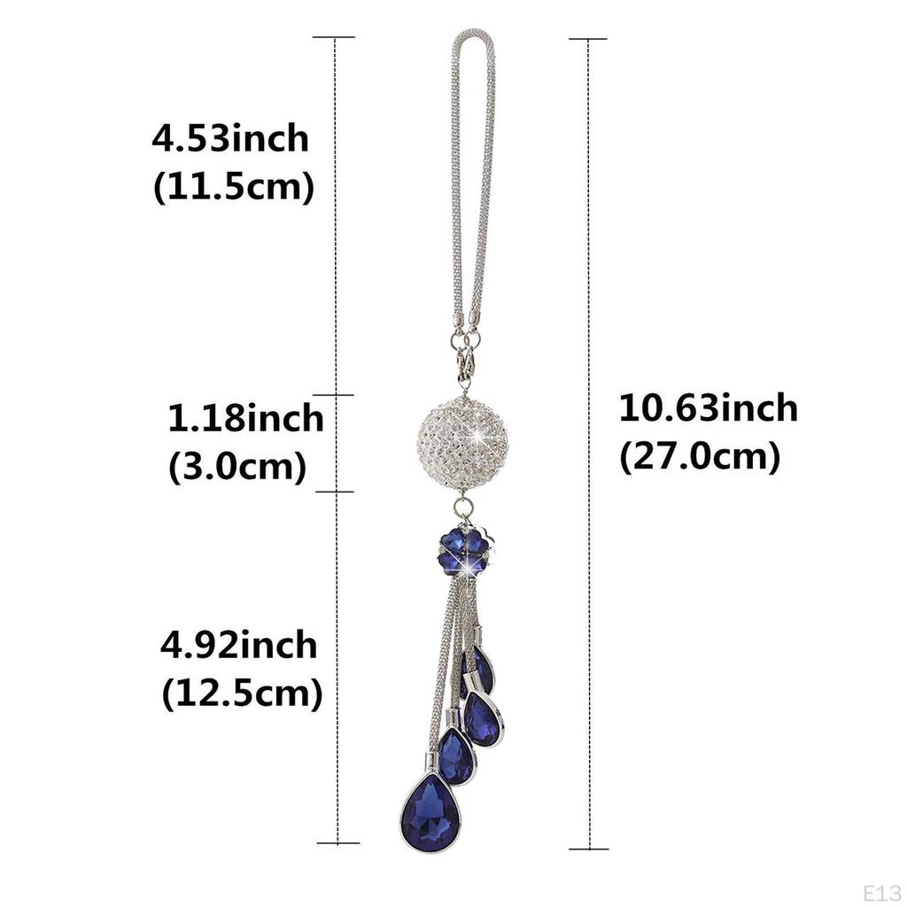 Bling And Drops Car Accessories, Decoration Pendant Crystal Rhinestone Shiny Ornament